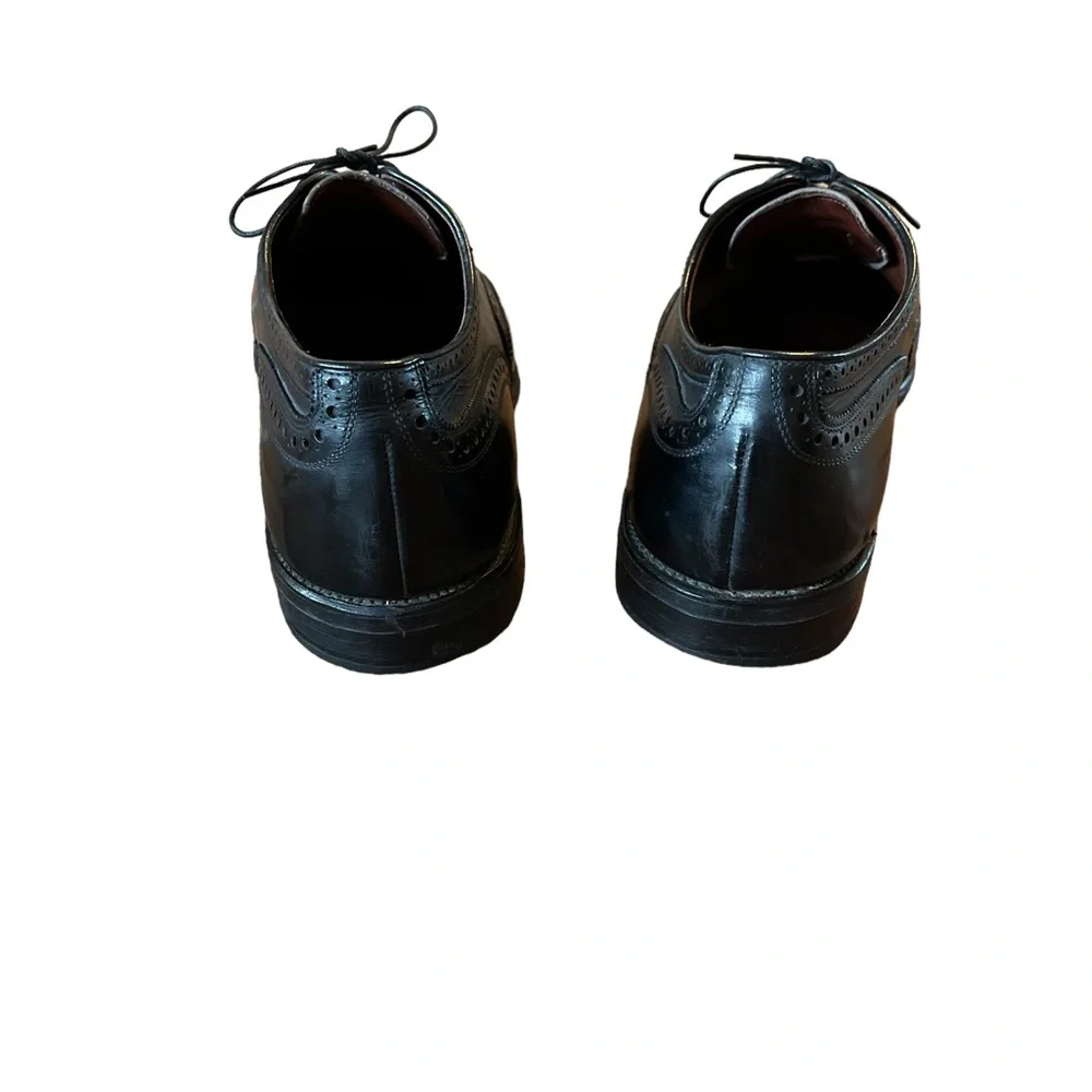 Allen Edmonds McAllister black wingtip Oxford brogue lace up shoes, size 12.5D - Picture 6 of 11